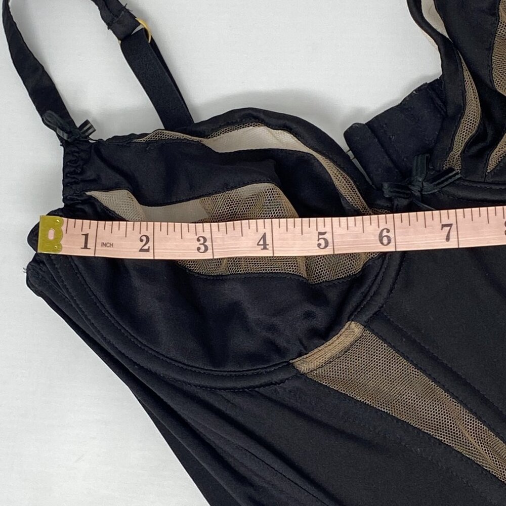 Agent Provocateur Evalyne Black Basque 32DD *NO SIZE TAG* - Picture 13 of 14